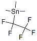 TRIMETHYL(PENTAFLUOROETHYL)STANNANE Struktur