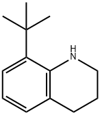 8-(tert-butyl)-1,2,3,4-tetrahydroquinoline Struktur