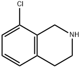 8-CHLORO-1,2,3,4-TETRAHYDRO-ISOQUINOLINE Struktur