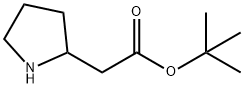 PYRROLIDIN-2-YL-ACETIC ACID TERT-BUTYL ESTER Struktur