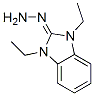 2H-Benzimidazol-2-one,1,3-diethyl-1,3-dihydro-,hydrazone(9CI) Struktur