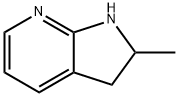 2-Methyl-2,3-dihydro-1H-pyrrolo[2,3-b]pyridine Struktur