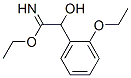 Benzeneethanimidic  acid,  2-ethoxy--alpha--hydroxy-,  ethyl  ester  (9CI) Struktur