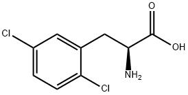 L-2,5-二氯苯丙氨酸, 754971-91-0, 結(jié)構(gòu)式