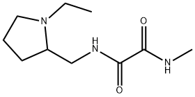 Ethanediamide, N-[(1-ethyl-2-pyrrolidinyl)methyl]-N-methyl- (9CI) Struktur