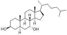 7alpha-Hydroxycholestanol Struktur