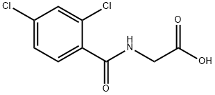 (2,4-DICHLORO-BENZOYLAMINO)-ACETIC ACID Struktur