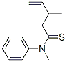 4-Pentenethioamide,  N,3-dimethyl-N-phenyl- Struktur