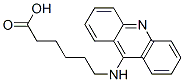 9-(5-carboxypentylamino)acridine Struktur