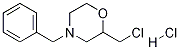 4-Benzyl-2-(chloroMethyl)Morpholine Hydrochloride Struktur