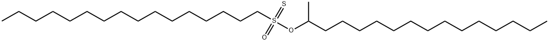 1-Hexadecanesulfonothioic acid S-hexadecyl ester Struktur