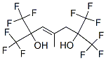 (E)-1,1,1,7,7,7-hexafluoro-4-methyl-2,6-bis(trifluoromethyl)hept-3-ene -2,6-diol Struktur