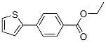 4-(2-Thienyl)benzoic acid ethyl ester Struktur