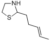 trans-2-(3-Pentenyl)thiazolidine Struktur