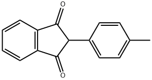 2-(4-METHYLPHENYL)-1H-INDENE-1,3(2H)-DIONE Struktur