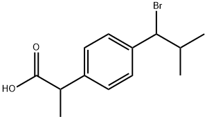 2-[p-(1-Bromo-2-methylpropyl)phenyl]propionic Acid