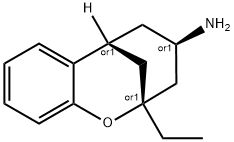 2,6-Methano-2H-1-benzoxocin-4-amine,2-ethyl-3,4,5,6-tetrahydro-,(2alpha,4alpha,6alpha)-(9CI) Struktur