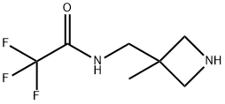 2,2,2-TRIFLUORO-N-[(3-METHYL-3-AZETIDINYL)METHYL]-ACETAMIDE Struktur