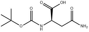 Boc-D-Asparagine Struktur