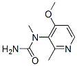 Urea, N-(4-methoxy-2-methyl-3-pyridinyl)-N-methyl- (9CI) Struktur