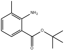 Benzoic acid, 2-amino-3-methyl-, 1,1-dimethylethyl ester (9CI) Struktur