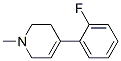 2'-fluoro-N-methyl-4-phenyl-1,2,3,6-tetrahydropyridine Struktur