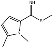 1H-Pyrrole-2-carboximidothioicacid,1,5-dimethyl-,methylester(9CI) Struktur