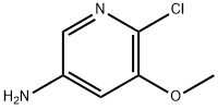 3-AMINO-6-CHLORO-5-METHOXY PYRIDINE Struktur