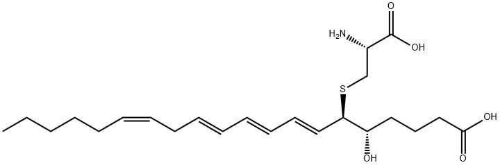 11-TRANS LEUKOTRIENE E4 Struktur