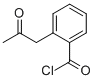 Benzoyl chloride, 2-(2-oxopropyl)- (9CI) Struktur