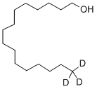 N-HEXADECYL-16,16,16-D3 ALCOHOL Struktur