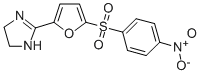 1H-Imidazole, 4,5-dihydro-2-((5-(4-nitrophenyl)sulfonyl)-2-furanyl)- Struktur