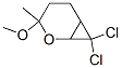 7,7-Dichloro-3-methoxy-3-methyl-2-oxabicyclo[4.1.0]heptane Struktur