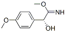 Benzeneethanimidic acid, alpha-hydroxy-4-methoxy-, methyl ester, (R)- (9CI) Struktur