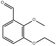 3-ETHOXY-2-METHOXYBENZALDEHYDE Struktur