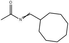 Acetamide,  N-(cyclooctylmethylene)-  (9CI) Struktur