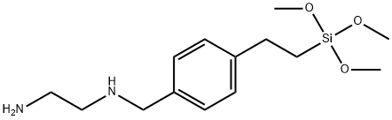 (AMINOETHYLAMINOMETHYL)PHENETHYLTRIMETHOXYSILANE Struktur