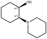 cis-2-piperidinocyclohexan-1-ol Struktur