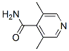 Isonicotinamide, 3,5-dimethyl- (7CI,8CI) Struktur