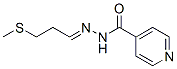 N-(3-methylsulfanylpropylideneamino)pyridine-4-carboxamide Struktur