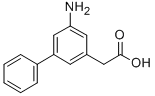 5-Amino-3-biphenylacetic acid Struktur