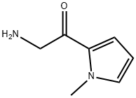 Ethanone, 2-amino-1-(1-methyl-1H-pyrrol-2-yl)- (9CI) Struktur