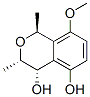 1H-2-Benzopyran-4,5-diol, 3,4-dihydro-8-methoxy-1,3-dimethyl-, (1S,3S,4S)- (9CI) Struktur