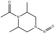 Piperazine,1-acetyl-2,6-dimethyl-4-nitroso-(9CI) Struktur