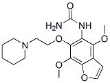 [4,7-dimethoxy-6-[2-(1-piperidyl)ethoxy]benzofuran-5-yl]urea Struktur