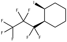 CIS-1-IODO-2-(HEPTAFLUOROPROPYL)CYCLOHEXANE Struktur