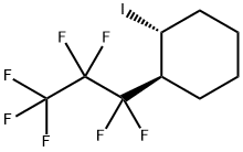 TRANS-1-IODO-2-(HEPTAFLUOROPROPYL)CYCLOHEXANE Struktur