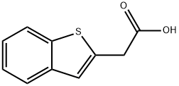 1-BENZOTHIEN-2-YLACETIC ACID Struktur