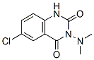 6-chloro-3-dimethylamino-1H-quinazoline-2,4-dione Struktur