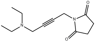 diethylamino-2-butynylsuccinimide Struktur